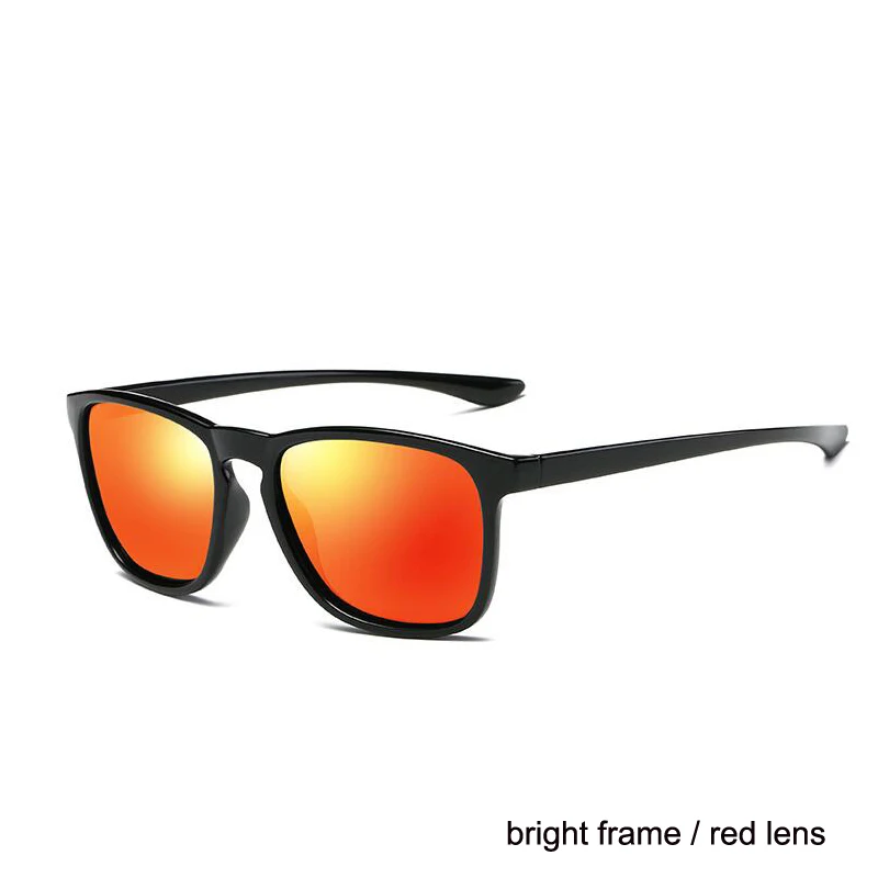 red lens polarized sunglasses