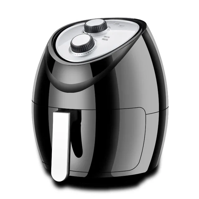 New Round Air Fryer 4.8L French Fries Mechanical Electric Deep Fryer No