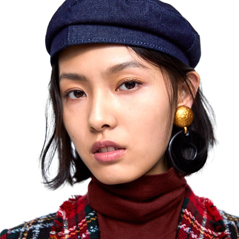 

Vodeshanliwen ZA New Design Vintage Dangle Earrings For Women Bohemia Statement Big Drop Earrings Hot Sale Jewelry Wholesale