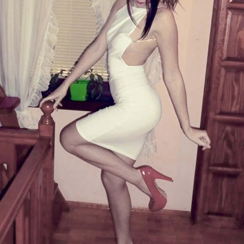 Прямая поставка Модное Новое сексуальное платье с открытой спиной повседневные