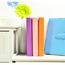 Высокое качество Карамельный цвет из искусственной кожи Бизнес Тетрадь A5 Бумага школьные канцелярские принадлежности Дневник Книга для девочек канцелярский подарок на день рождения