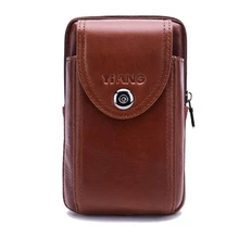 Натуральная кожа, мужская сумка через плечо, сумка для мобильного телефона, сумка через плечо, чехол, мужской ремень на крючок, набедренная сумка из воловьей кожи, поясная сумка