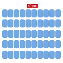 50 шт. EMS ABS мышцы Запасные детали для тренажера подушечки для похудения аксессуары гелевые листы гелевые подушечки брюшное тонизирование для умного Abs тренера