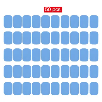 

50pcs EMS ABS Muscle Trainer Replacement Slimming Pads Accessories Gel Sheets Gel Pads Abdominal Toning for Smart Abs Trainer