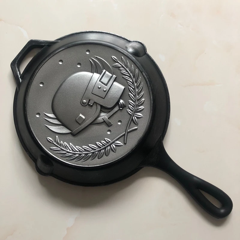 

Game PUBG Frying Pan Target Practice Battlefields of Playerunknown Cosplay Props Frying Pan Alloy Weapons
