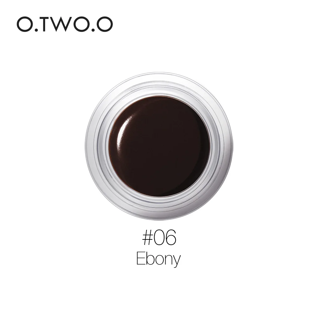 06 O. TWO. O, крем для макияжа глаз, усилитель бровей, водостойкий, стойкий, 6 цветов, коричневый, кофейный, черный, для бровей, оттеночный гель, OT059 - Цвет: 06