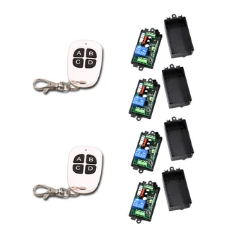

Best Quality AC 110V 220V Wireless Remote Control Switch 1CH 1CH 10A Relay Receiver Remote Controller System 315Mhz/433Mhz