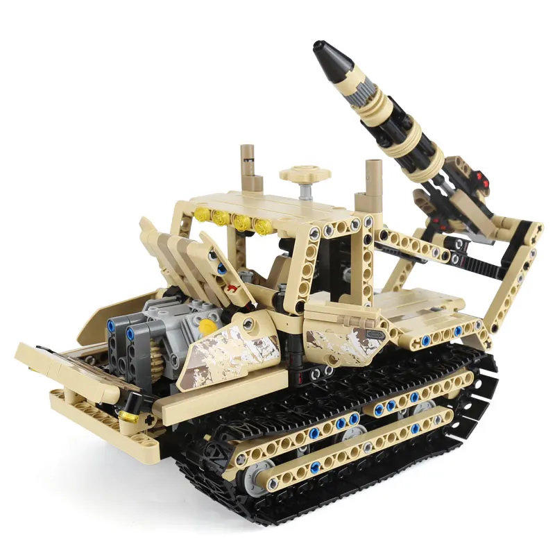 

Yeshin 13012 The Crawler Rocket Launcher Set Compatible with Legoing Building Blocks Bricks Kid Christmas Toys With USB Charger