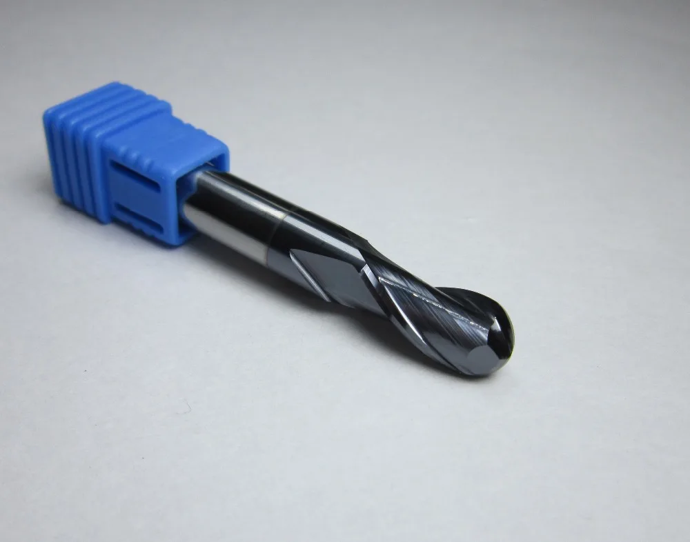 R4.0 Carbide Ball Nose End Mill Engraving Bit Router Cutter CNC Tool HRC45