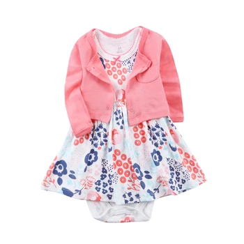 

2018 Hot 2-Pieces Baby Girls Sets Full Sleeve O-Neck Baby Girls Suits 100% Cotton Baby Clothing Children Sets
