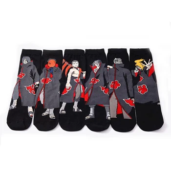

1 Pair Anime Naruto Series Cosplay Socks Fashion Funny Cartoon Men's Sock Comfortable Novelty Xiao Organization Cosplay