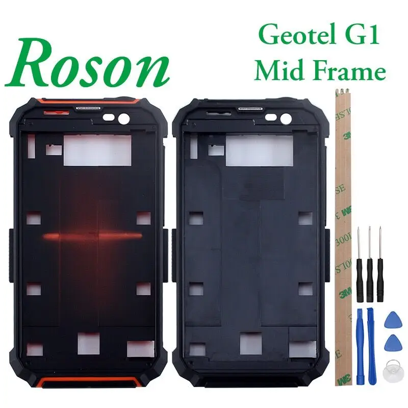 Roson для Geotel G1 Mid Frame Высокое качество корпуса телефона противоударный защитный для Geotel G1 смартфон+ Инструменты