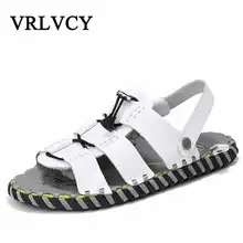 Летняя мода дикие открытым носком сандалии мужская Новая мягкая летняя пляжная обувь Открытый мужские сандалии обувь, плотно сидящая на ноге