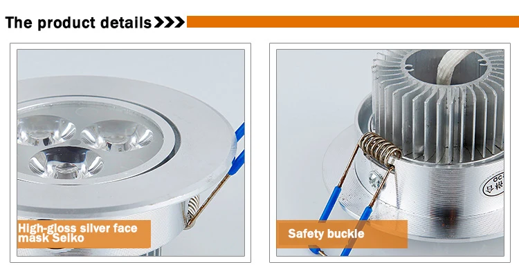 Downlights v 220 v lâmpada 2 Interruptor : Interruptor