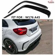 Citycarauto A class W176 Gloss Shiny Black Auto Racing Rear Bumper Vents Exterior Trim Car Fit