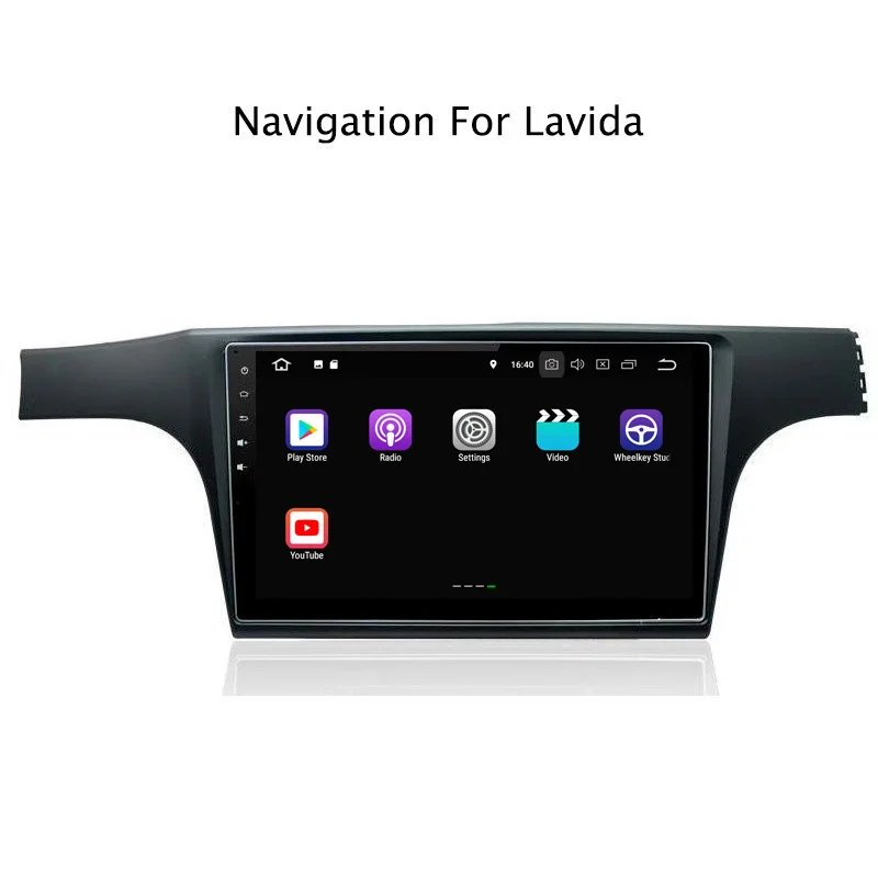 Clearance 10.1" 2G RAM 16G ROM Android 8.1 Car DVD Multimedia Player For VW Lavida 2013-2014 GPS Navigation Radio Stereo Audio 3