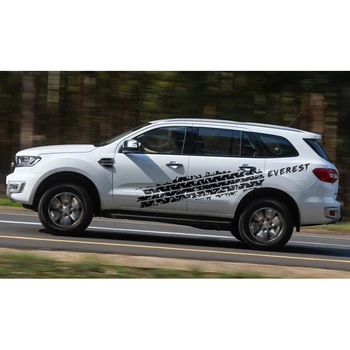

car stickers 2 Pcs racing Gradient side door stripe graphic Vinyl car accessories decal custom for NISSAN X-TRAIL