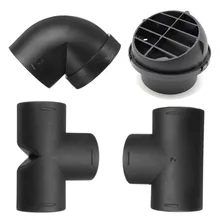 Conducto de ventilación de aire, pieza T L, conector de salida de tubo de escape, ensamblador para Eberspaecher Webasto, accesorio de calentador de estacionamiento diésel
