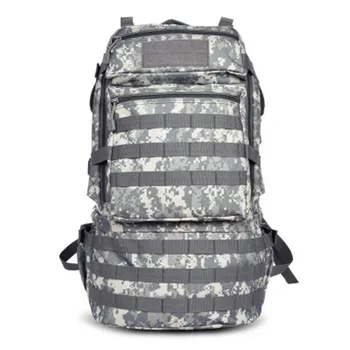 

Camouflage Tactical Military Outdoor Bags Travel Mountaineering Backpack 45L-55L 3P Nylon Bag Hunting Climbing Hiking Packsack