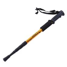 Cleye 4 шарнира Классический анти-шок прямой хвостовик альпеншток(Золотая прямая ручка