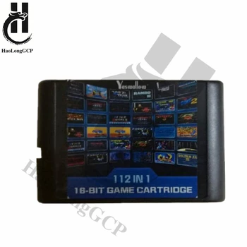 

Newest Powerful Game cartridge for sega 16bit for mega drive video game console with free 112 games classic RPG action games