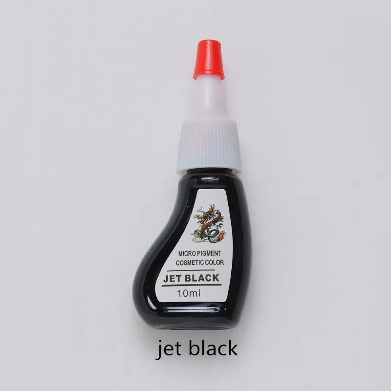 2piece/lot jet black Permanent Tattoo Makeup Ink For Eyebrow and Lip