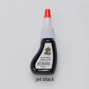 

2piece/lot jet black Permanent Tattoo Makeup Ink For Eyebrow and Lip Makeup-23 Color To Choose Tattoo Pigment