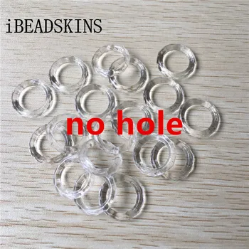 

New arrival! 23mm 500pcs/lot clear Acrylic faceted ring shape beads for jewelry necklace making#5225