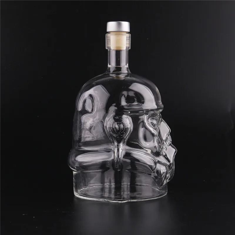 Стеклянная бутылка для воды ваза для украшения домашнего стекла DIY бутылка для воды Новинка Штурмовик из "Звездных Войн" шлем стеклянная Водка Виски
