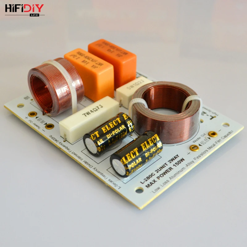 HIFIDIY L-280C 2Way 2 динамик(твитер+ бас) HiFi динамик s аудио кроссовер с делителем частоты фильтры