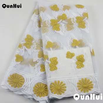 

Swiss Lace Materials African Net cord Lace High Quality French Lace Fabric nigerian 2019 Latest Rose Embroidery Net Lace Fabric