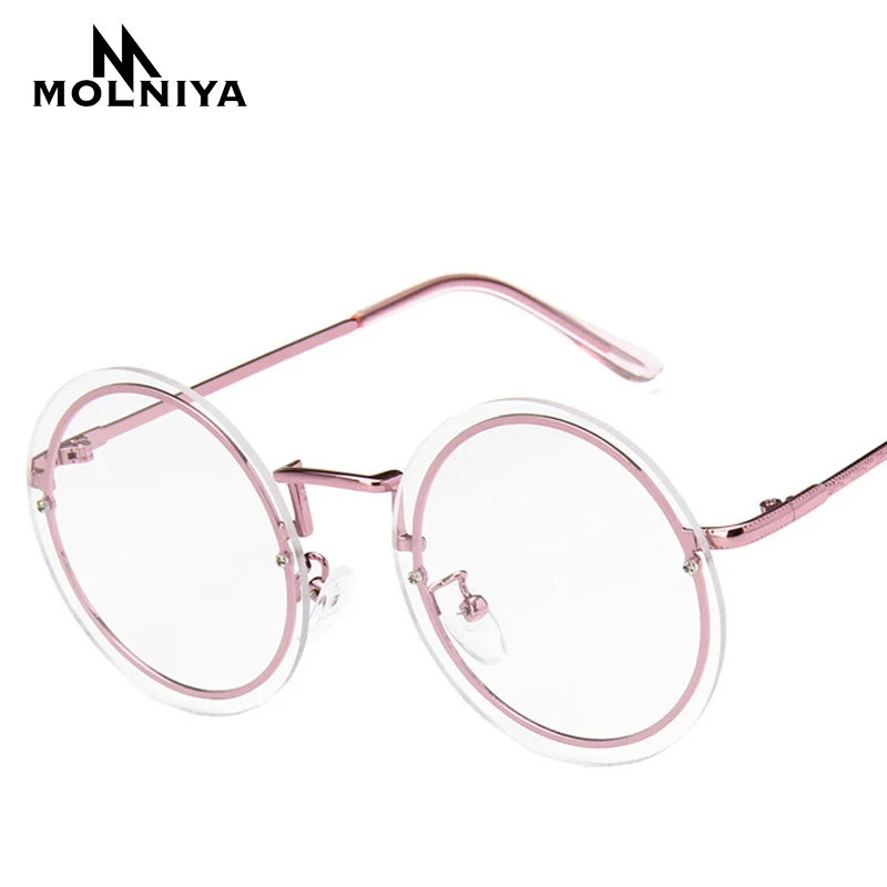 2018 Newest Men/women Retro Glasses Frame Round Metal Eyeglasses Frames