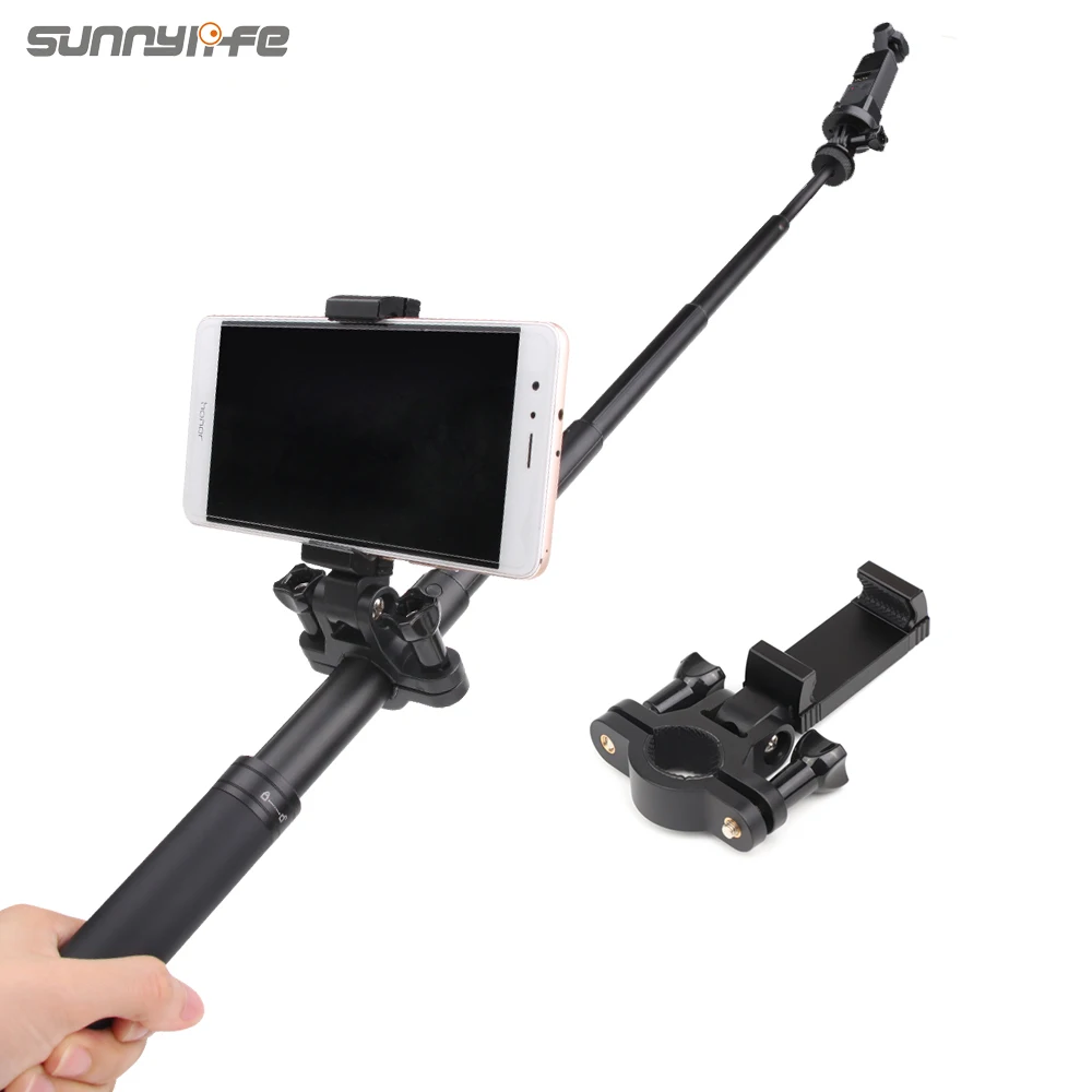 

Sunnylife Smartphone Bracket Holder Selfie Support on Extension Rod for OSMO POCKET ACTION GOPRO Sports Cameras