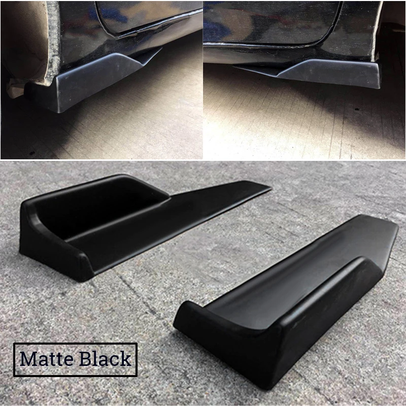 

2x Universal Car Side Skirt Rocker Splitters Winglet Canard Diffuser Spare Parts
