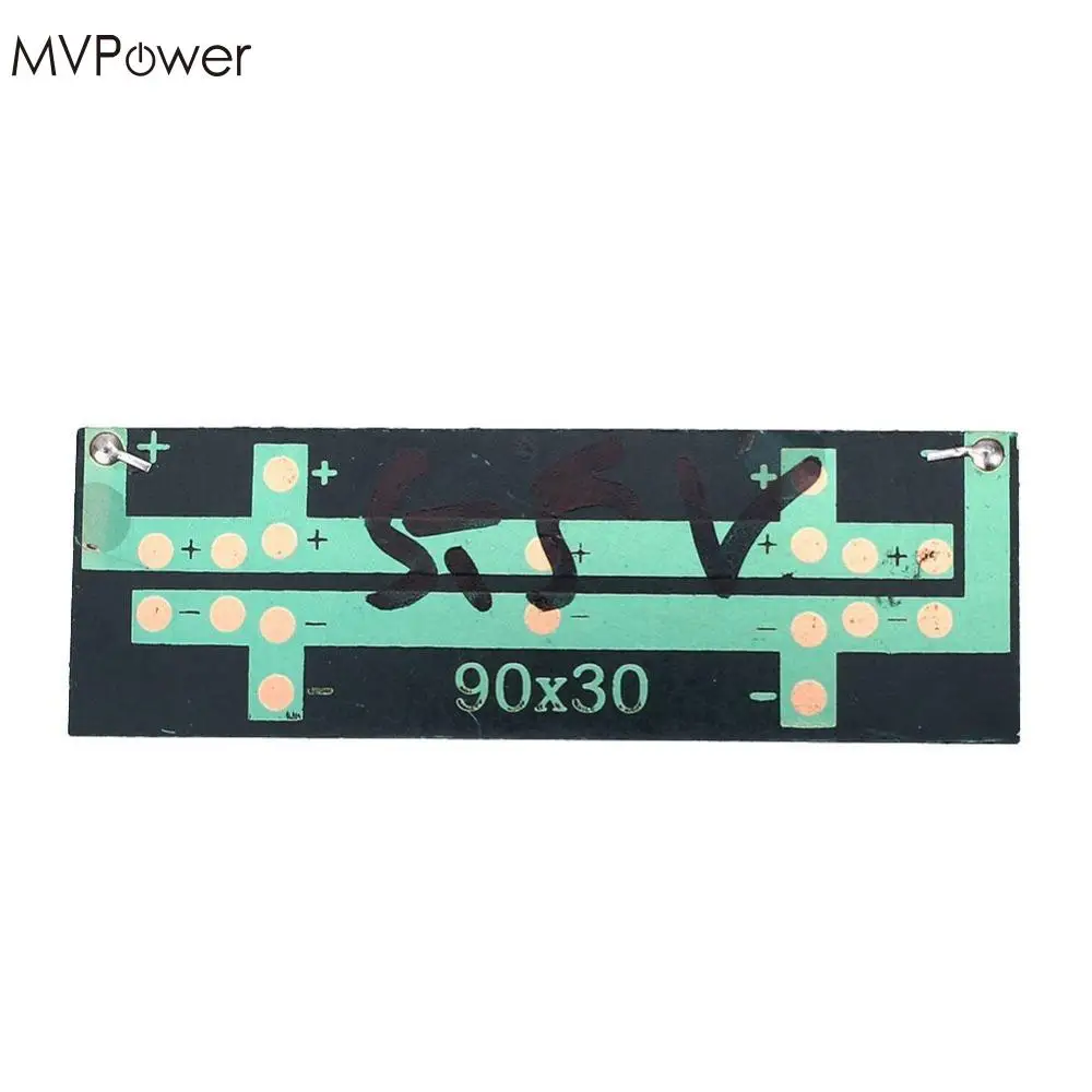 

Universal DC 5.5V 50mA 0.45W Mini Solar Panel Polycrystalline Silicon Circuit Board Black DIY Battery Power Charger Module