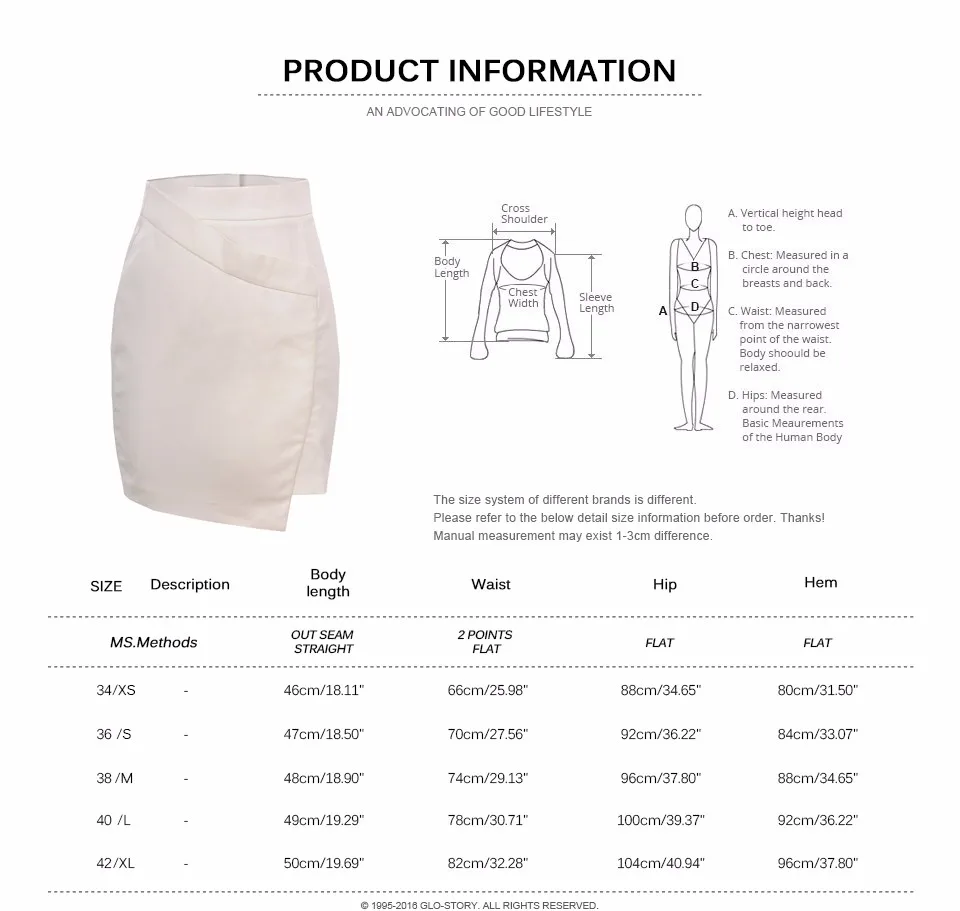 GLO-STORY женские юбки Новое поступление винтажная короткая дизайнерская юбка-карандаш с запахом спереди Асимметричная мини-юбка WQZ-1402