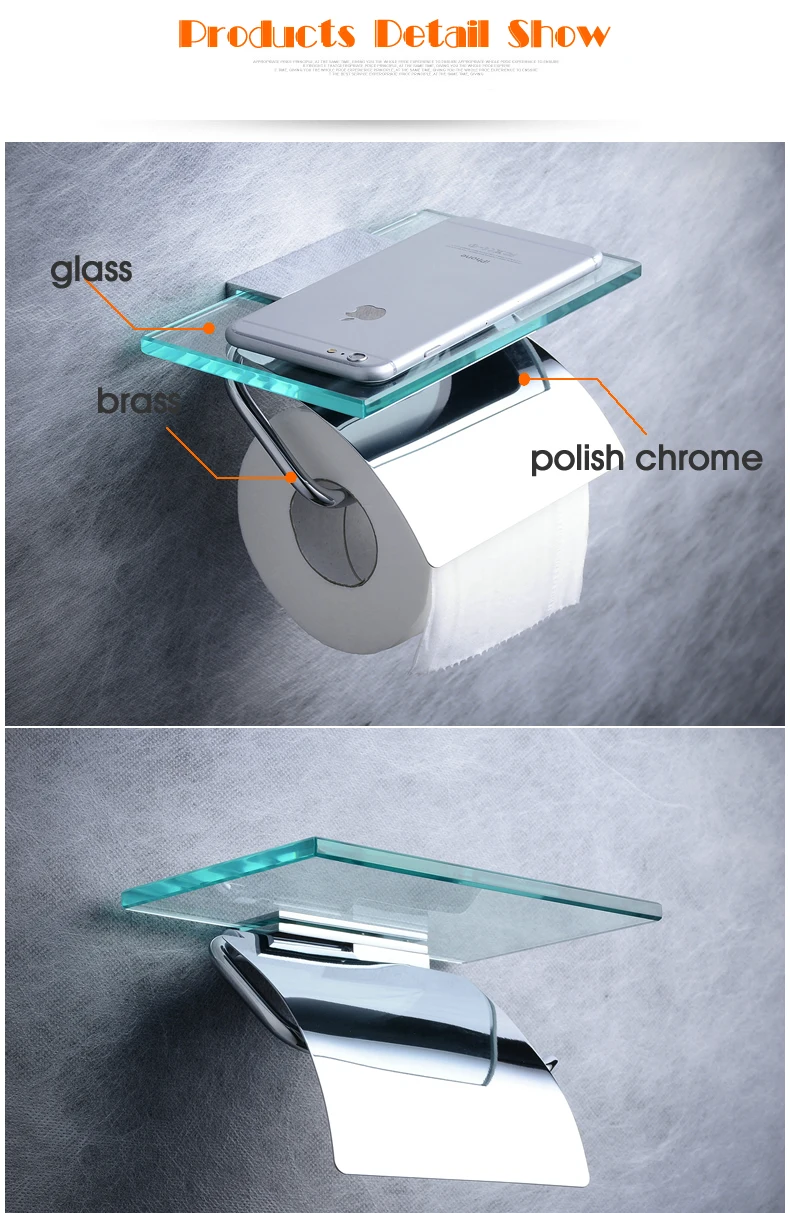 Beelee держатель для туалетной бумаги двойной Твердый латунный со стеклянной ванной туалетной бумагой держатель для рулонной бумаги аксессуары для ванной комнаты