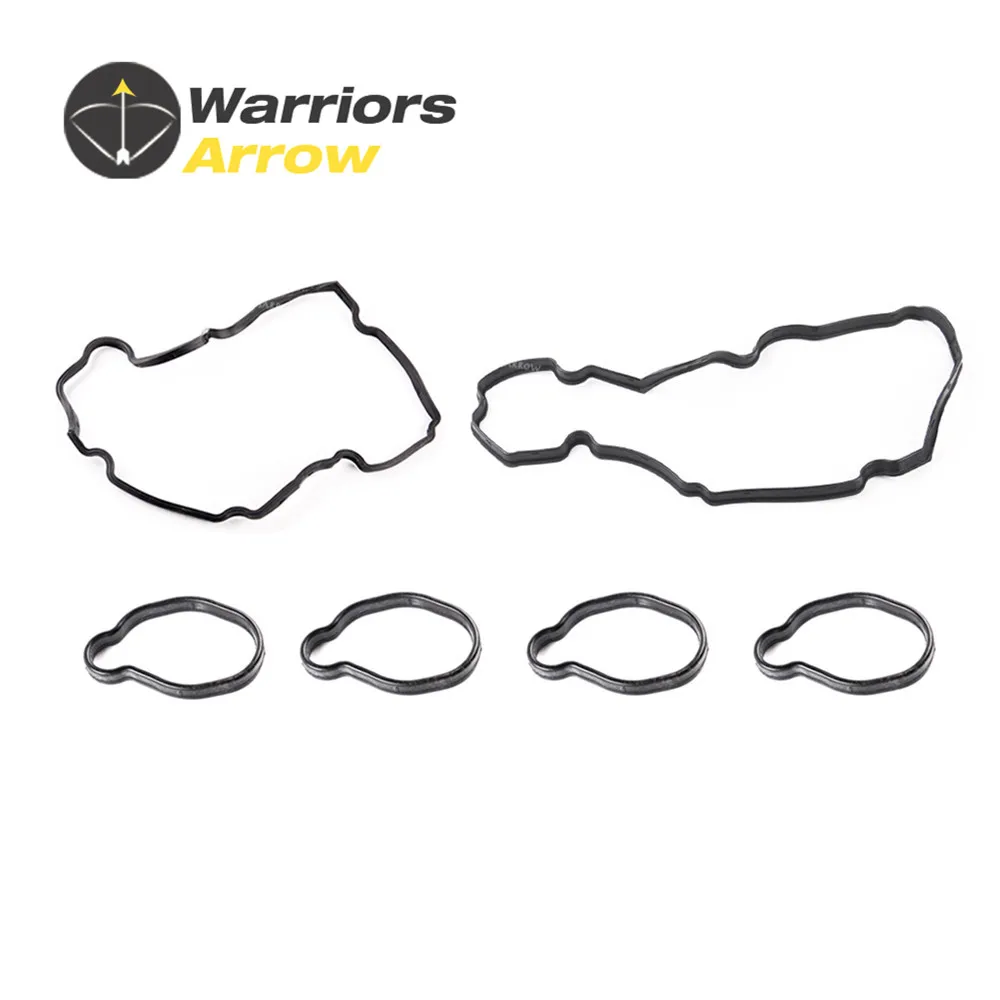 6Pcs Turbo Valve Rocker Cam Cover Gasket Seal Kit For Subaru Forester