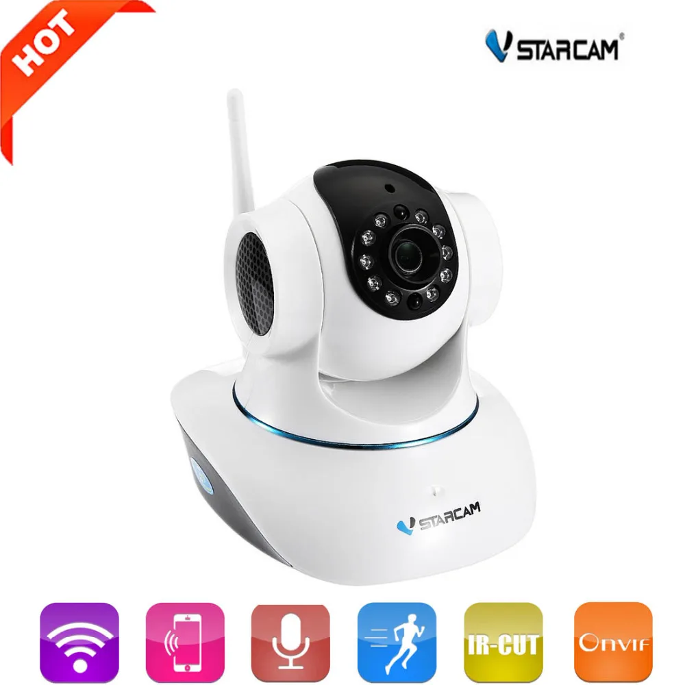 

VSTARCAM D35 720P HD IR-Cut Wireless IP Camera Wi-fi P2P Motion Detection Security Support Remote Control TV Air Conditioner