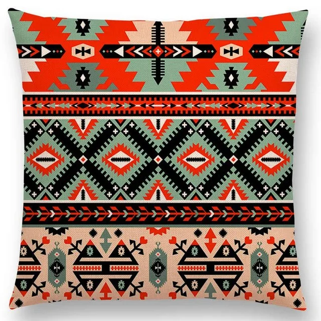 16 Boho примитивный принт Национальный Стиль Экзотические родные полосатый Navajo Подушка с рисунком в виде стрел Чехол Декор диванная Подушка Чехол - Цвет: 16