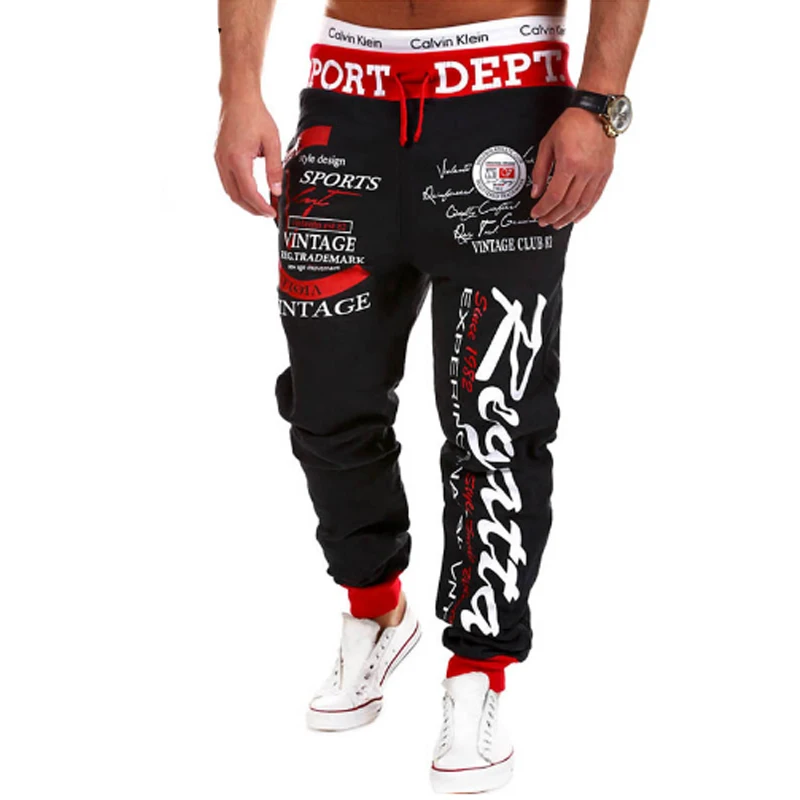 New Arrived 2019 Brand Casual Joggers Letter Printing Compression Pants Men Cotton Trousers Calabasas Sweatpants Mens M-XXXL
