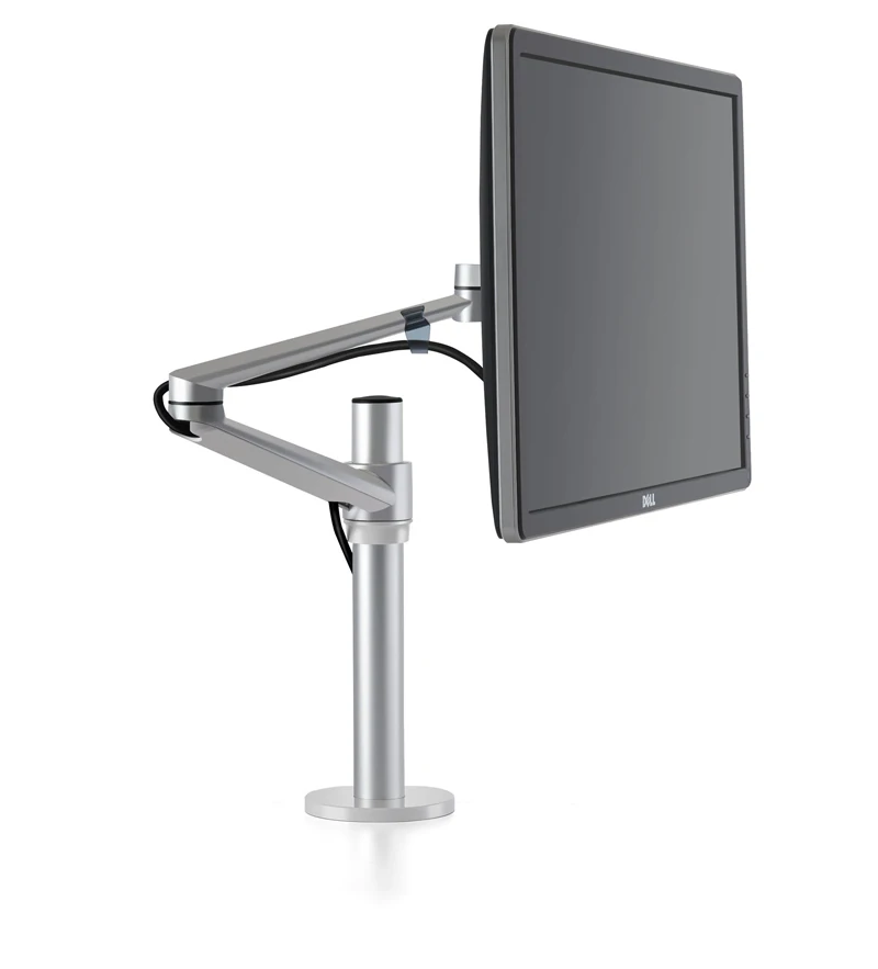 

Hyvarwey OL-1 Alunimum Height Adjustable 17-32 inch Screen Monitor Holder Arm Full Motion Desktop Stand Monitor Mount Load 8kgs