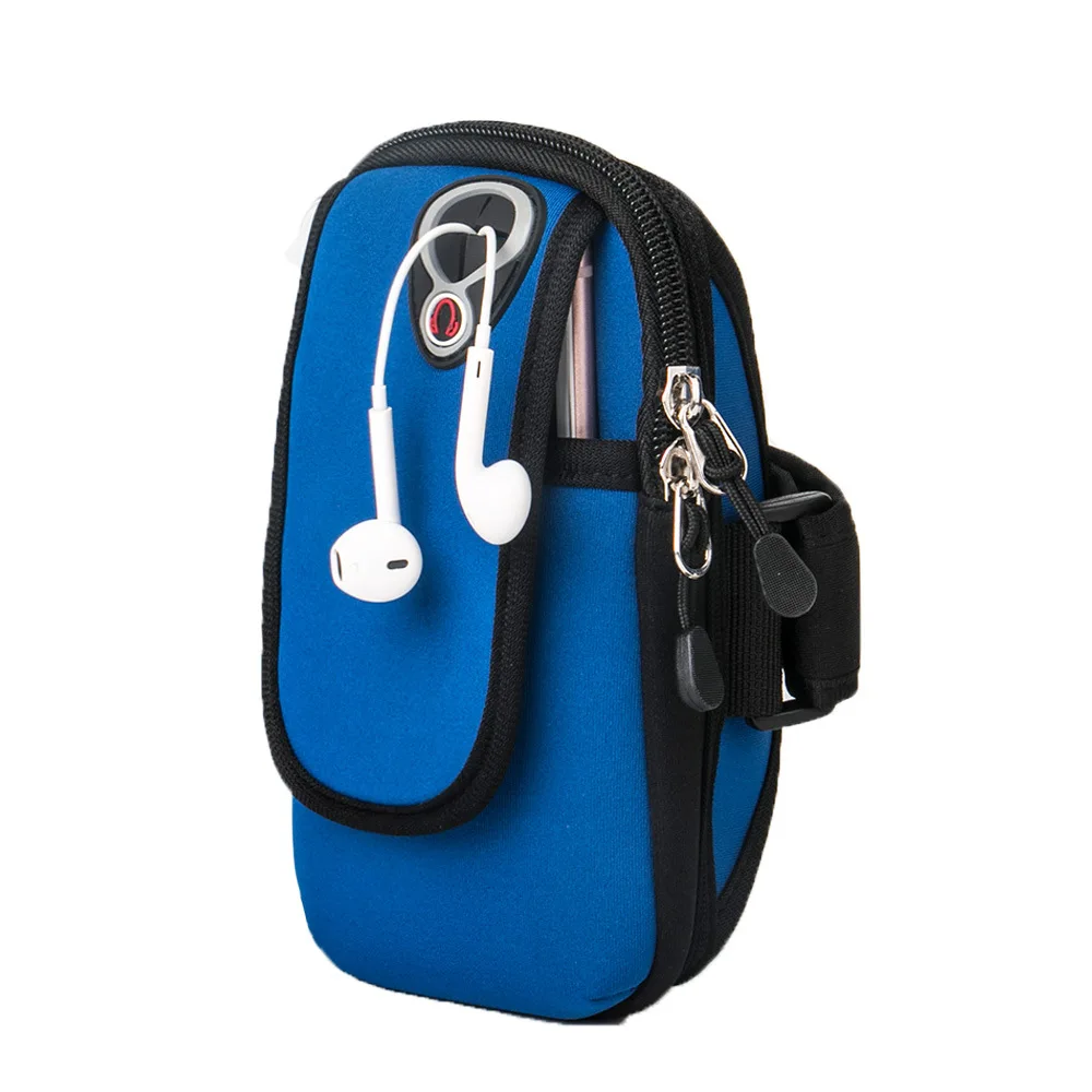 Ниже 5 дюймов Водонепроницаемый неопреновый чехол для телефона сумка бега и