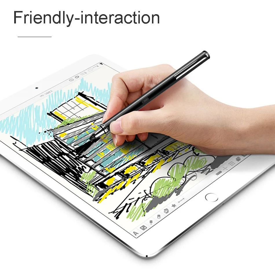 WIWU, универсальная сенсорная ручка для планшета, для iPad, IOS/Android, система, смарт-ручка, для iPad Pro 9,7, 10,5, 12,9 дюймов, стилус для мобильного телефона, карандаш