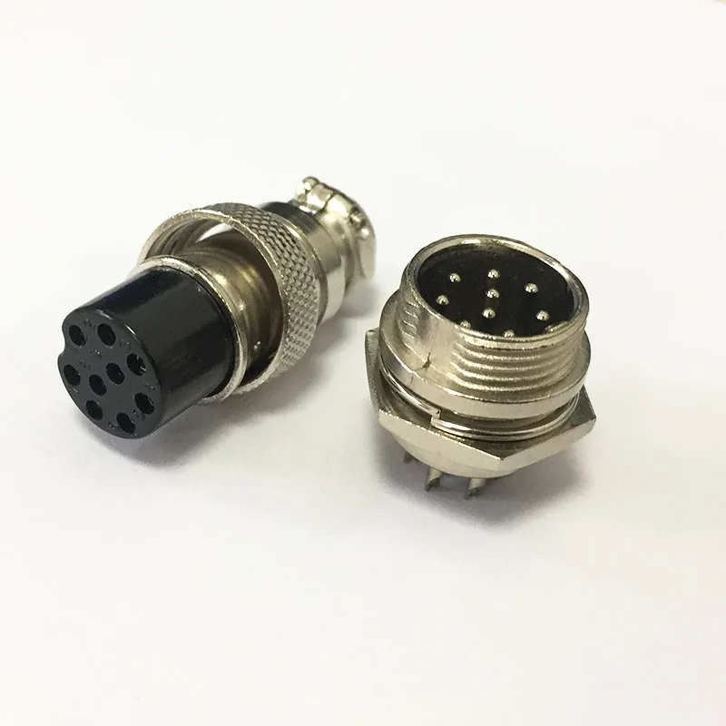 

2 pairs GX16-2/3/4/5/6/7/8/9 Pins Electrical Connectors Air Plug Aviation Plug And Socket Connectors Cable Plug Socket