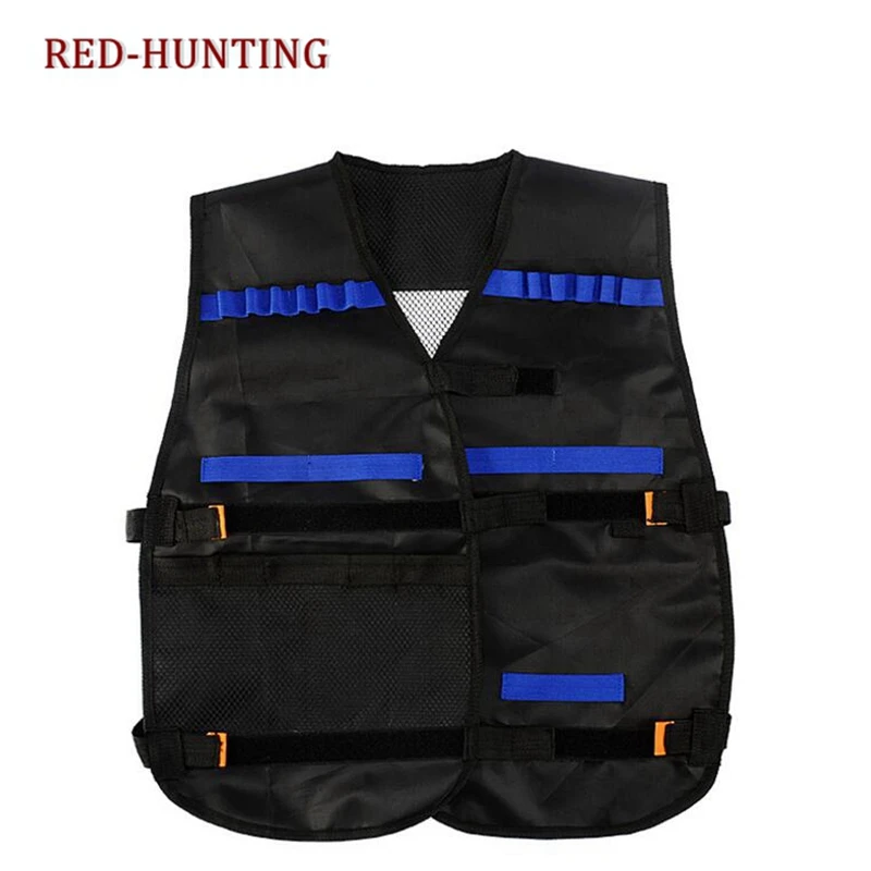 Tactical Vest Adjustable with Storage Pockets fit for Nerf N-Strike Elite Team