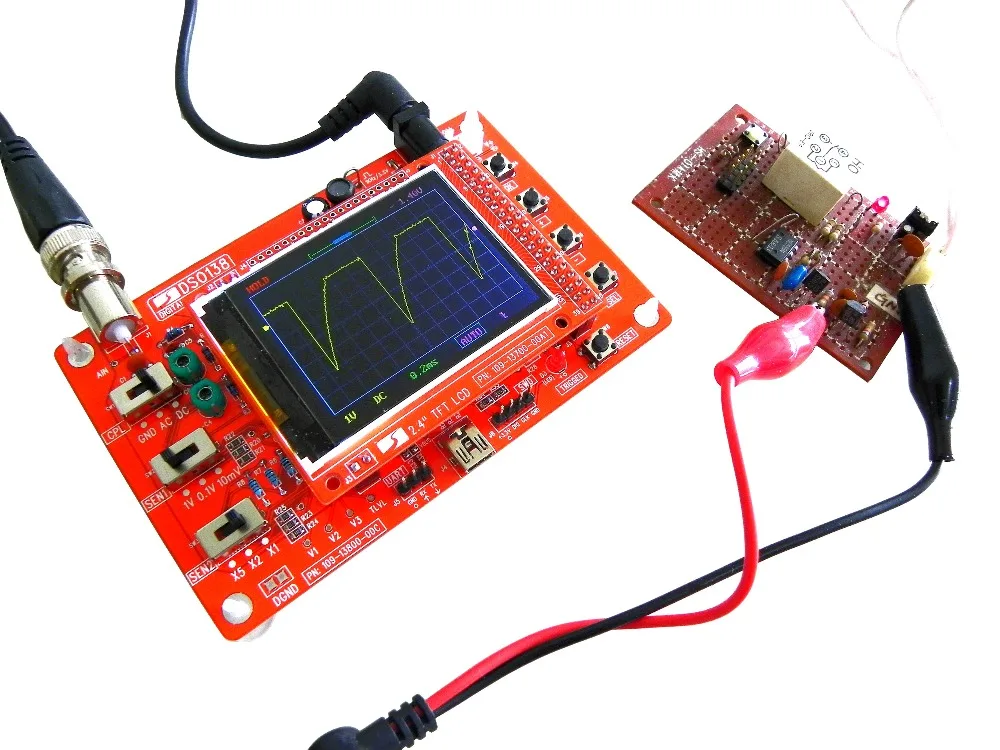 DSO138 2,4 цифровой осциллограф TFT DIY kit SMD части Предварительно припаяны портала osiclloscope JYETech официальный собственный магазин