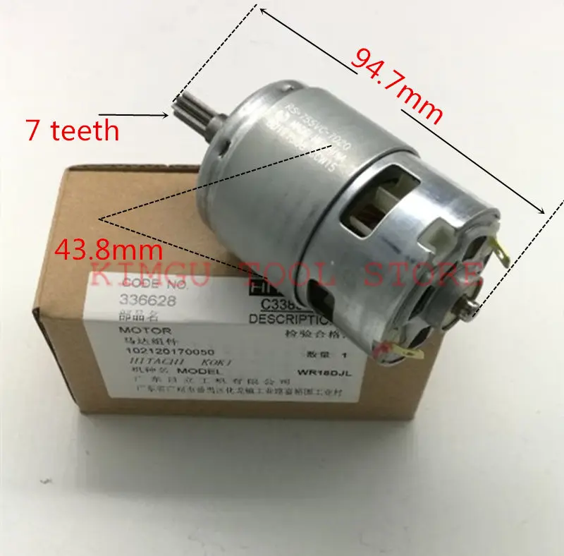 18V Motor Parts 336628 For HITACHI WR18DJL WH18DJL WH18DGL Motor