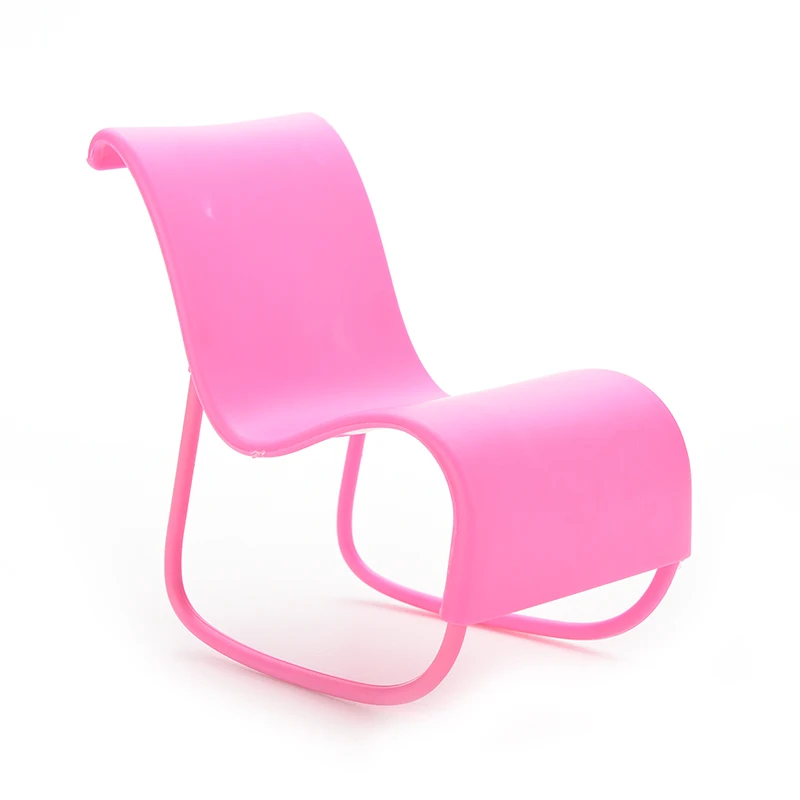 1pc Furniture Rocking Beach Chair Lounge For Doll Princess Dreamhouse Accessories Kids Gifts Rocking Chair Furniture Toys 1pc Furniture Rocking Beach Chair Lounge For Doll Princess Dreamhouse Accessories Kids Gifts Rocking Chair Furniture Toys