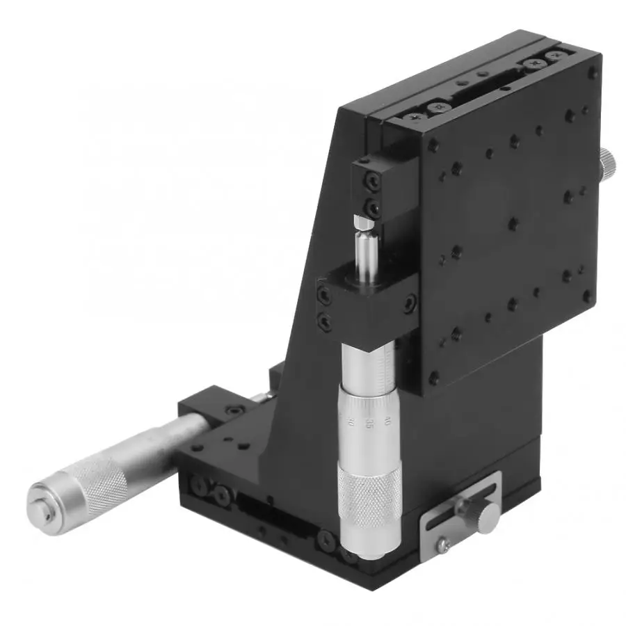 

SEMXZL80-AS XZ Axes Trimming Platform Linear Stage Bearing Fine-Tuning Sliding Table 80*80mm Vertical Linear Stage